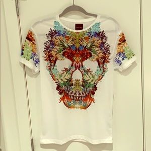 Zara Flower Skull T-Shirt
